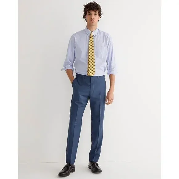 J. Crew Ludlow Classic-fit Suit Italian Stretch Wool Blend in Harbor Blue 42R - Picture 10 of 15